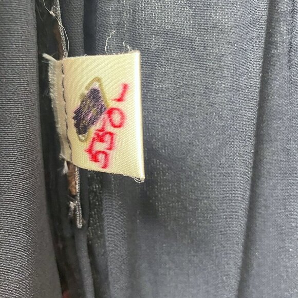 PAMELA DENNIS Couture Silk Evening Gown Sz 10 Formal Long Dress Burgundy Black - Picture 12 of 16